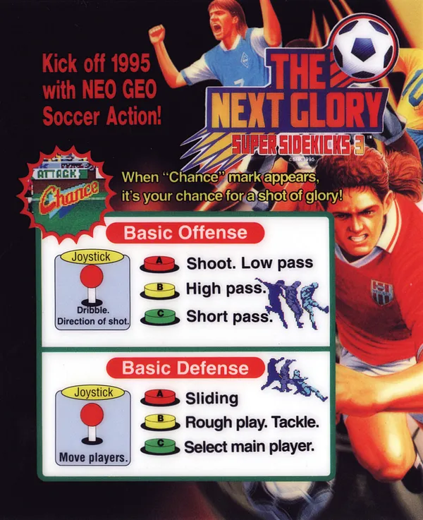 Super Sidekicks 3 mini marquee